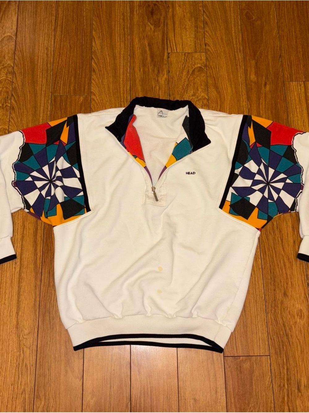 Vintage 1980s quarter zip Head Tennis pullover